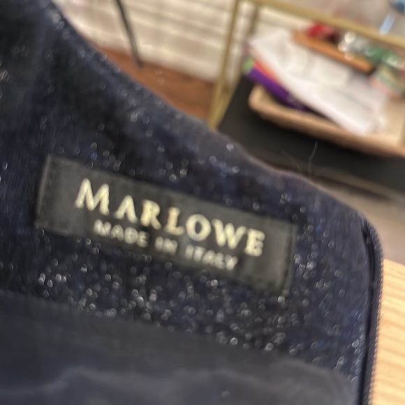 Marlow dress - blue sparkle, made in Italy - Picture 2 of 2